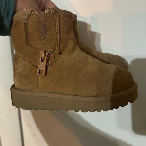 UGG Chestnut Suede Ankle Boots